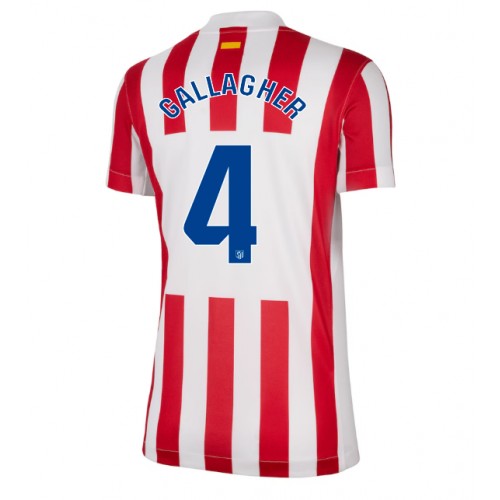 Atletico Madrid Conor Gallagher #4 Hjemmedrakt Dame 2025-26 Kortermet Atletico Madrid Conor Gallagher #4 Hjemmedrakt Dame 2025-26 Kortermet