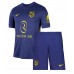 Atletico Madrid Giacomo Raspadori #22 Bortedraktsett Barn 2025-26 Kortermet (+ Korte bukser)