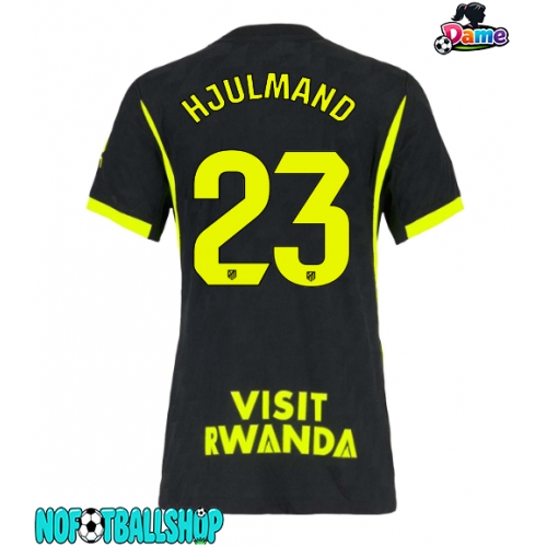 Atletico Madrid Morten Hjulmand #23 Borte Drakt Dame 2026-27 Kortermet Atletico Madrid Morten Hjulmand #23 Borte Drakt Dame 2026-27 Kortermet