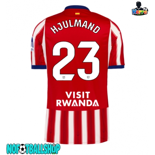 Atletico Madrid Morten Hjulmand #23 Hjemmedrakt 2026-27 Kortermet Atletico Madrid Morten Hjulmand #23 Hjemmedrakt 2026-27 Kortermet