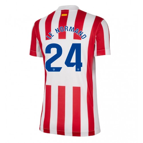 Atletico Madrid Robin Le Normand #24 Hjemmedrakt Dame 2025-26 Kortermet Atletico Madrid Robin Le Normand #24 Hjemmedrakt Dame 2025-26 Kortermet