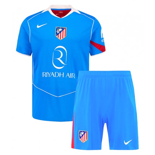 Atletico Madrid Robin Le Normand #24 Tredjedraktsett Barn 2025-26 Kortermet (+ Korte bukser) Atletico Madrid Robin Le Normand #24 Tredjedraktsett Barn 2025-26 Kortermet (+ Korte bukser)