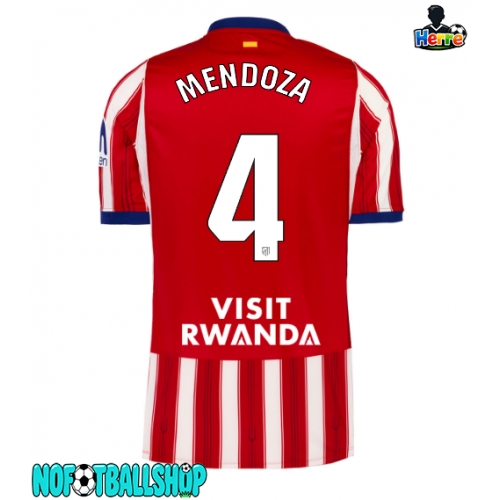 Atletico Madrid Rodrigo Mendoza #4 Hjemmedrakt 2026-27 Kortermet Atletico Madrid Rodrigo Mendoza #4 Hjemmedrakt 2026-27 Kortermet