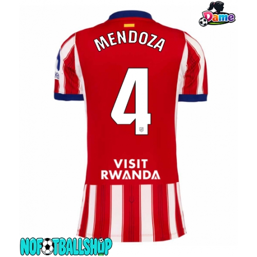 Atletico Madrid Rodrigo Mendoza #4 Hjemmedrakt Dame 2026-27 Kortermet Atletico Madrid Rodrigo Mendoza #4 Hjemmedrakt Dame 2026-27 Kortermet