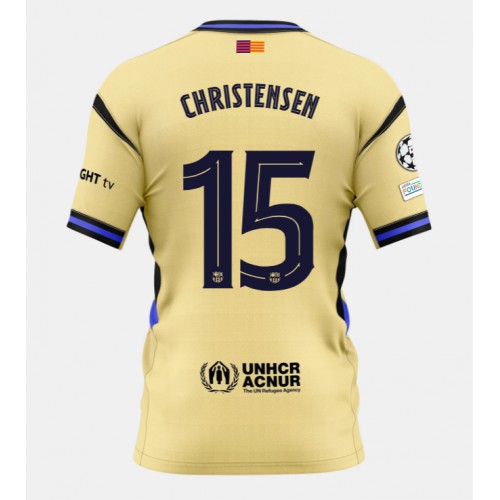 Barcelona Andreas Christensen #15 Borte Drakt 2025-26 Kortermet Barcelona Andreas Christensen #15 Borte Drakt 2025-26 Kortermet