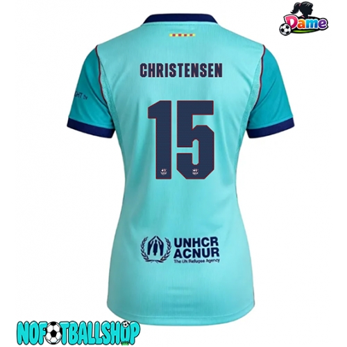 Barcelona Andreas Christensen #15 Tredjedrakt Dame 2026-27 Kortermet Barcelona Andreas Christensen #15 Tredjedrakt Dame 2026-27 Kortermet