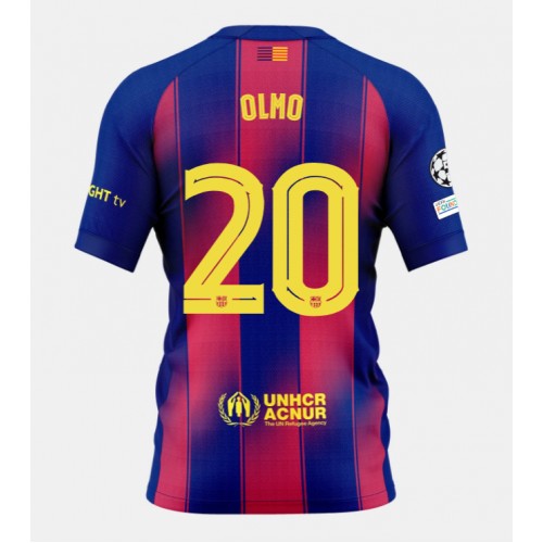 Barcelona Dani Olmo #20 Hjemmedrakt 2025-26 Kortermet Barcelona Dani Olmo #20 Hjemmedrakt 2025-26 Kortermet