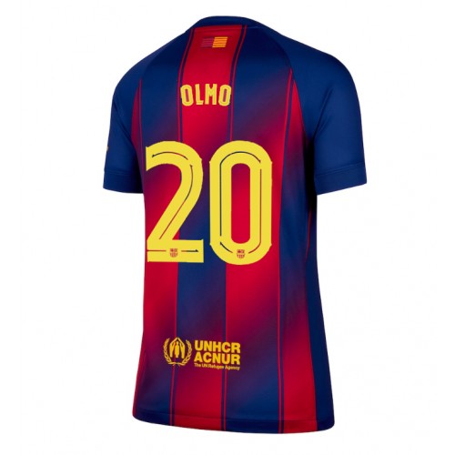 Barcelona Dani Olmo #20 Hjemmedrakt Dame 2025-26 Kortermet Barcelona Dani Olmo #20 Hjemmedrakt Dame 2025-26 Kortermet