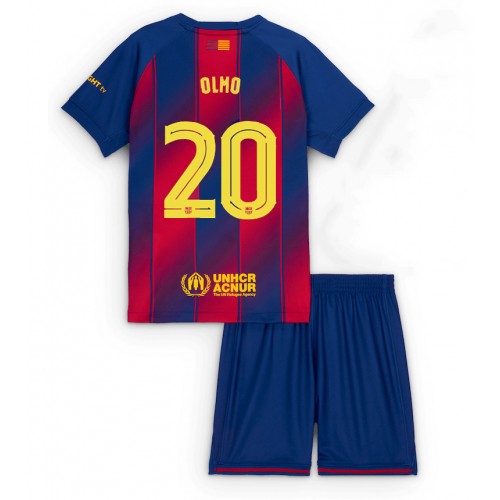 Barcelona Dani Olmo #20 Hjemmedraktsett Barn 2025-26 Kortermet (+ Korte bukser) Barcelona Dani Olmo #20 Hjemmedraktsett Barn 2025-26 Kortermet (+ Korte bukser)