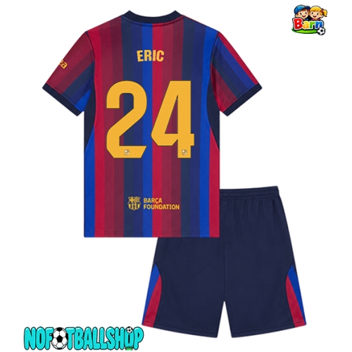 Barcelona Eric Garcia #24 Hjemmedraktsett Barn 2026-27 Kortermet (+ Korte bukser) Barcelona Eric Garcia #24 Hjemmedraktsett Barn 2026-27 Kortermet (+ Korte bukser)