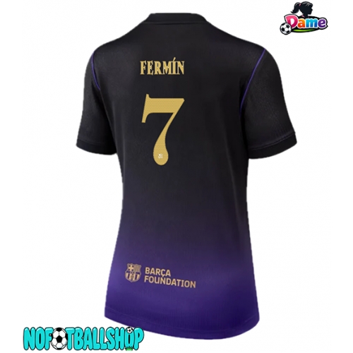 Barcelona Fermin Lopez #7 Borte Drakt Dame 2026-27 Kortermet Barcelona Fermin Lopez #7 Borte Drakt Dame 2026-27 Kortermet