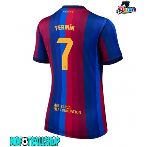 Barcelona Fermin Lopez #7 Hjemmedrakt Dame 2026-27 Kortermet Barcelona Fermin Lopez #7 Hjemmedrakt Dame 2026-27 Kortermet