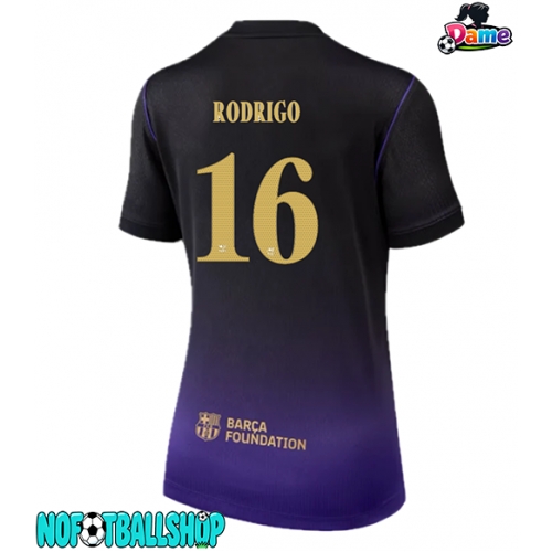 Barcelona Rodri Hernandez #16 Borte Drakt Dame 2026-27 Kortermet Barcelona Rodri Hernandez #16 Borte Drakt Dame 2026-27 Kortermet