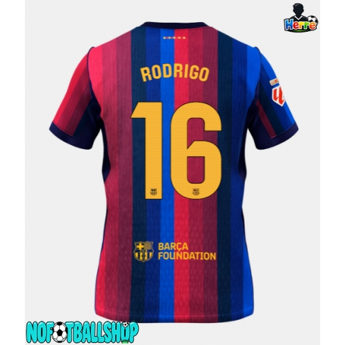 Barcelona Rodri Hernandez #16 Hjemmedrakt 2026-27 Kortermet Barcelona Rodri Hernandez #16 Hjemmedrakt 2026-27 Kortermet