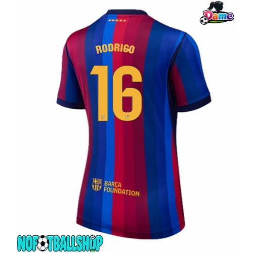 Barcelona Rodri Hernandez #16 Hjemmedrakt Dame 2026-27 Kortermet Barcelona Rodri Hernandez #16 Hjemmedrakt Dame 2026-27 Kortermet
