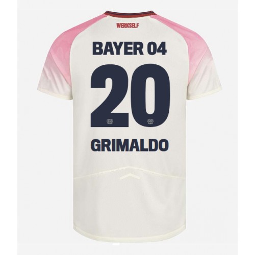 Bayer Leverkusen Alejandro Grimaldo #20 Borte Drakt 2025-26 Kortermet Bayer Leverkusen Alejandro Grimaldo #20 Borte Drakt 2025-26 Kortermet
