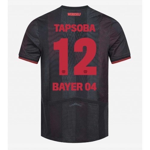 Bayer Leverkusen Edmond Tapsoba #12 Hjemmedrakt 2025-26 Kortermet Bayer Leverkusen Edmond Tapsoba #12 Hjemmedrakt 2025-26 Kortermet