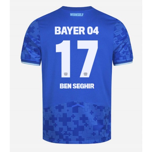 Bayer Leverkusen Eliesse Ben Seghir #17 Tredjedrakt 2025-26 Kortermet Bayer Leverkusen Eliesse Ben Seghir #17 Tredjedrakt 2025-26 Kortermet