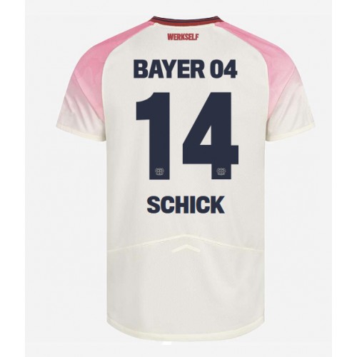 Bayer Leverkusen Patrik Schick #14 Borte Drakt 2025-26 Kortermet Bayer Leverkusen Patrik Schick #14 Borte Drakt 2025-26 Kortermet