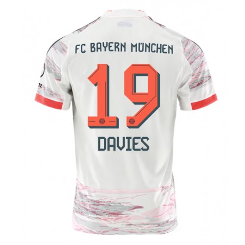 Bayern Munich Alphonso Davies #19 Borte Drakt 2025-26 Kortermet Bayern Munich Alphonso Davies #19 Borte Drakt 2025-26 Kortermet