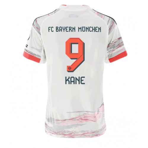 Bayern Munich Harry Kane #9 Borte Drakt Dame 2025-26 Kortermet Bayern Munich Harry Kane #9 Borte Drakt Dame 2025-26 Kortermet