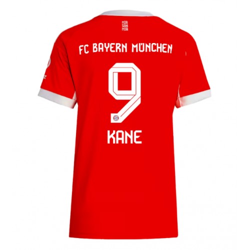 Bayern Munich Harry Kane #9 Hjemmedrakt Dame 2025-26 Kortermet Bayern Munich Harry Kane #9 Hjemmedrakt Dame 2025-26 Kortermet