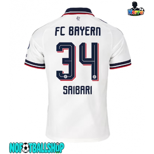 Bayern Munich Ismael Saibari #34 Borte Drakt 2026-27 Kortermet Bayern Munich Ismael Saibari #34 Borte Drakt 2026-27 Kortermet