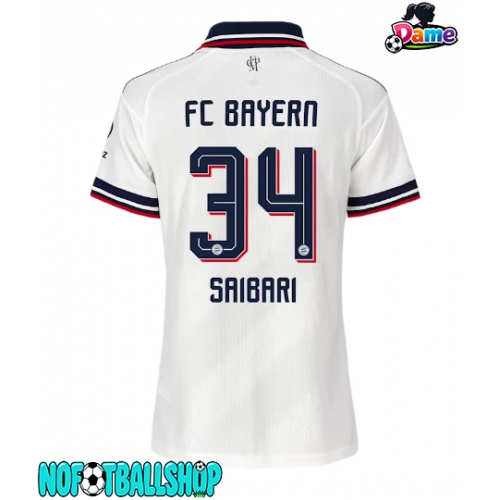 Bayern Munich Ismael Saibari #34 Borte Drakt Dame 2026-27 Kortermet Bayern Munich Ismael Saibari #34 Borte Drakt Dame 2026-27 Kortermet