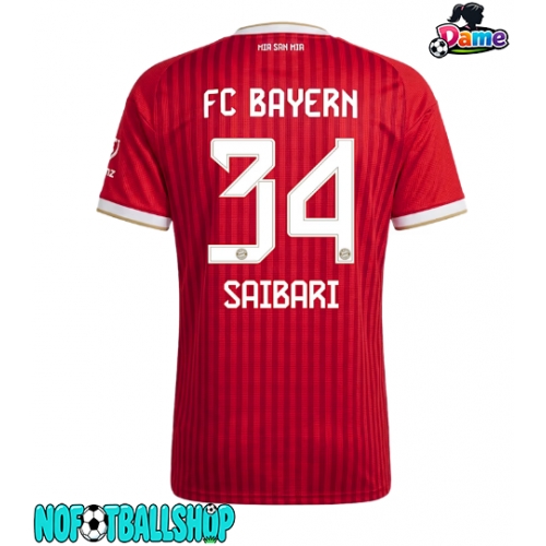 Bayern Munich Ismael Saibari #34 Hjemmedrakt Dame 2026-27 Kortermet Bayern Munich Ismael Saibari #34 Hjemmedrakt Dame 2026-27 Kortermet