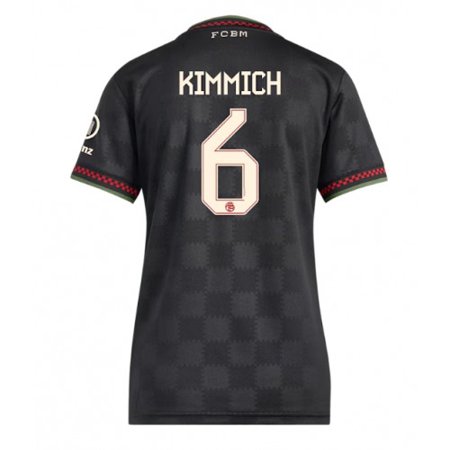Bayern Munich Joshua Kimmich #6 Tredjedrakt Dame 2025-26 Kortermet Bayern Munich Joshua Kimmich #6 Tredjedrakt Dame 2025-26 Kortermet