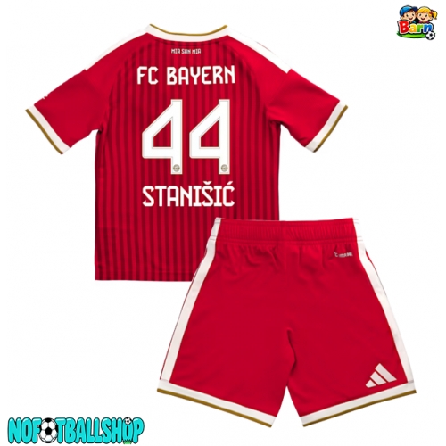 Bayern Munich Josip Stanisic #44 Hjemmedraktsett Barn 2026-27 Kortermet (+ Korte bukser) Bayern Munich Josip Stanisic #44 Hjemmedraktsett Barn 2026-27 Kortermet (+ Korte bukser)