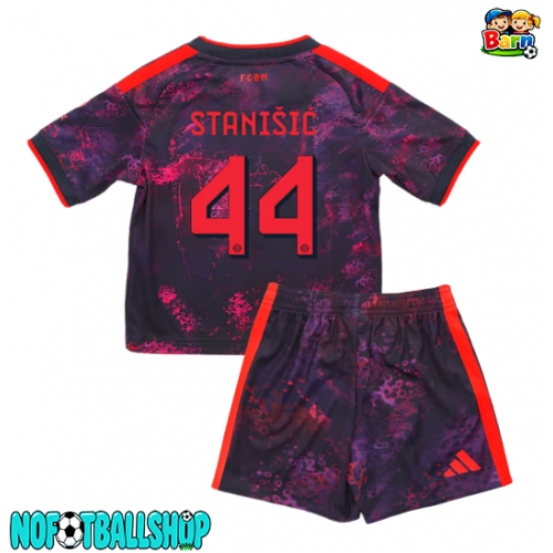 Bayern Munich Josip Stanisic #44 Tredjedraktsett Barn 2026-27 Kortermet (+ Korte bukser) Bayern Munich Josip Stanisic #44 Tredjedraktsett Barn 2026-27 Kortermet (+ Korte bukser)