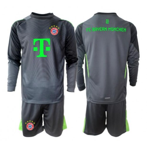Bayern Munich Keeper Bortedraktsett Barn 2025-26 Langermet (+ Korte bukser) Bayern Munich Keeper Bortedraktsett Barn 2025-26 Langermet (+ Korte bukser)