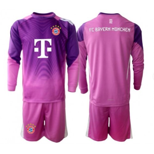 Bayern Munich Keeper Tredjedraktsett Barn 2025-26 Langermet (+ Korte bukser) Bayern Munich Keeper Tredjedraktsett Barn 2025-26 Langermet (+ Korte bukser)