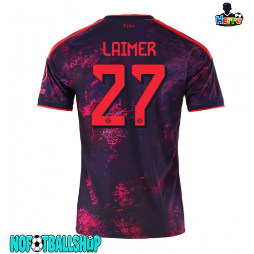 Bayern Munich Konrad Laimer #27 Tredjedrakt 2026-27 Kortermet Bayern Munich Konrad Laimer #27 Tredjedrakt 2026-27 Kortermet