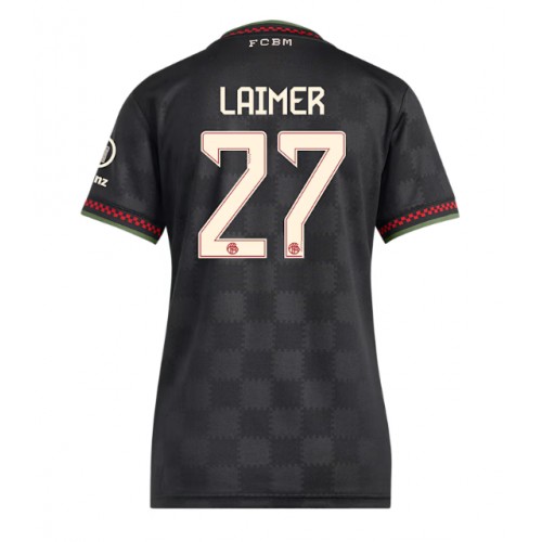 Bayern Munich Konrad Laimer #27 Tredjedrakt Dame 2025-26 Kortermet Bayern Munich Konrad Laimer #27 Tredjedrakt Dame 2025-26 Kortermet