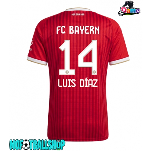 Bayern Munich Luis Diaz #14 Hjemmedrakt Dame 2026-27 Kortermet Bayern Munich Luis Diaz #14 Hjemmedrakt Dame 2026-27 Kortermet