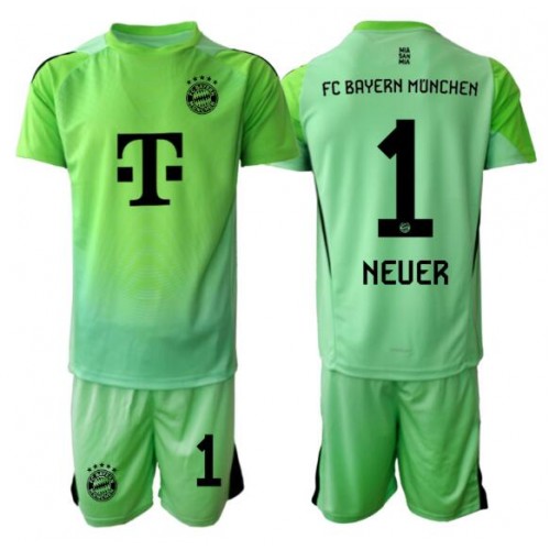 Bayern Munich Manuel Neuer #1 Keeper Hjemmedraktsett Barn 2025-26 Kortermet (+ Korte bukser) Bayern Munich Manuel Neuer #1 Keeper Hjemmedraktsett Barn 2025-26 Kortermet (+ Korte bukser)