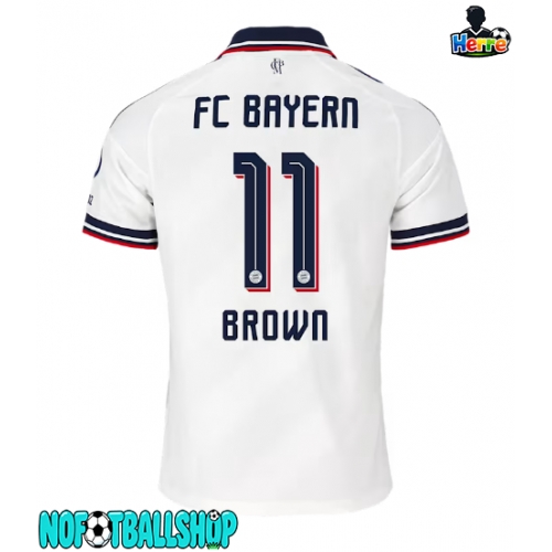 Bayern Munich Nathaniel Brown #11 Borte Drakt 2026-27 Kortermet Bayern Munich Nathaniel Brown #11 Borte Drakt 2026-27 Kortermet