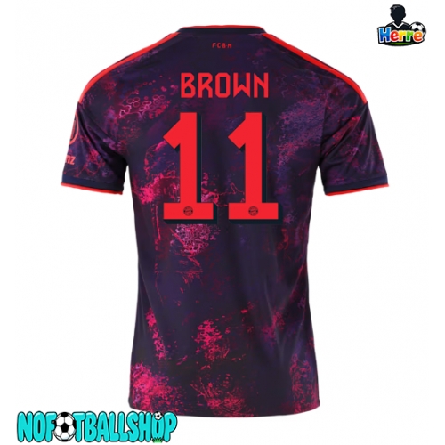 Bayern Munich Nathaniel Brown #11 Tredjedrakt 2026-27 Kortermet Bayern Munich Nathaniel Brown #11 Tredjedrakt 2026-27 Kortermet