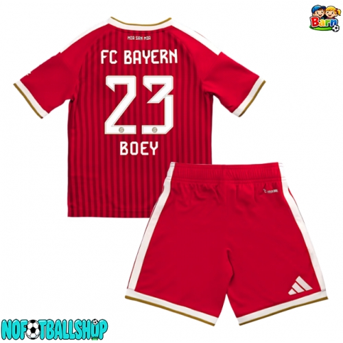 Bayern Munich Sacha Boey #23 Hjemmedraktsett Barn 2026-27 Kortermet (+ Korte bukser) Bayern Munich Sacha Boey #23 Hjemmedraktsett Barn 2026-27 Kortermet (+ Korte bukser)