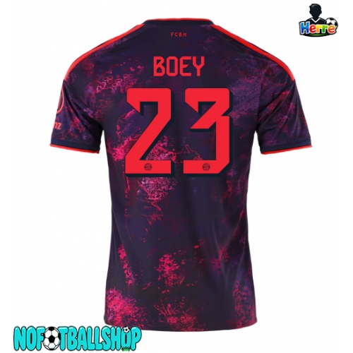 Bayern Munich Sacha Boey #23 Tredjedrakt 2026-27 Kortermet Bayern Munich Sacha Boey #23 Tredjedrakt 2026-27 Kortermet