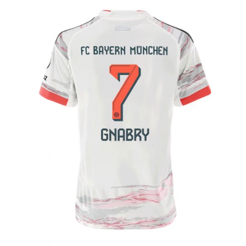 Bayern Munich Serge Gnabry #7 Borte Drakt Dame 2025-26 Kortermet Bayern Munich Serge Gnabry #7 Borte Drakt Dame 2025-26 Kortermet