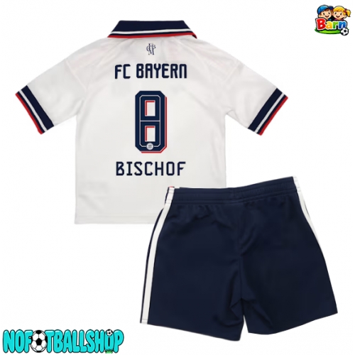 Bayern Munich Tom Bischof #8 Bortedraktsett Barn 2026-27 Kortermet (+ Korte bukser) Bayern Munich Tom Bischof #8 Bortedraktsett Barn 2026-27 Kortermet (+ Korte bukser)