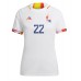 Belgia Charles De Ketelaere #22 Borte Drakt Dame VM 2022 Kortermet