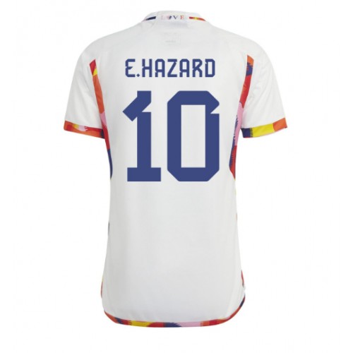 Belgia Eden Hazard #10 Borte Drakt VM 2022 Kortermet