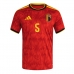 Belgia Maxim De Cuyper #5 Hjemmedrakt VM 2026 Kortermet