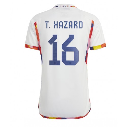 Belgia Thorgan Hazard #16 Borte Drakt VM 2022 Kortermet