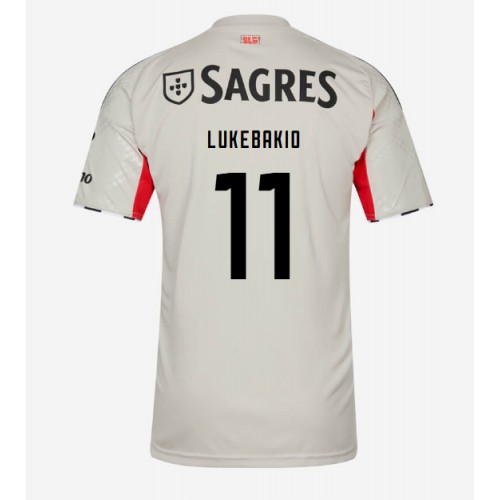 Benfica Dodi Lukebakio #11 Borte Drakt 2025-26 Kortermet Benfica Dodi Lukebakio #11 Borte Drakt 2025-26 Kortermet
