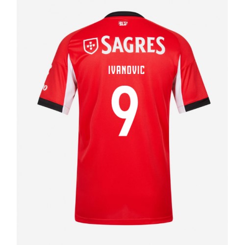 Benfica Franjo Ivanovic #9 Hjemmedrakt 2025-26 Kortermet Benfica Franjo Ivanovic #9 Hjemmedrakt 2025-26 Kortermet